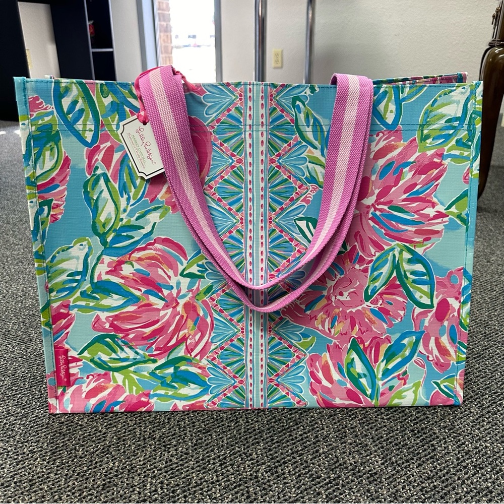 Lilly Pulitzer XL Market Shopper NWOT